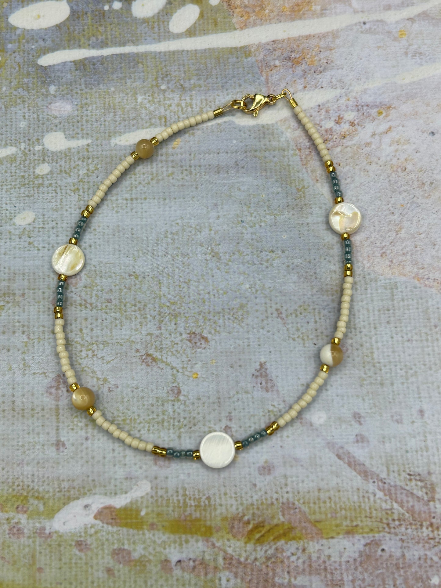 Real shell anklet