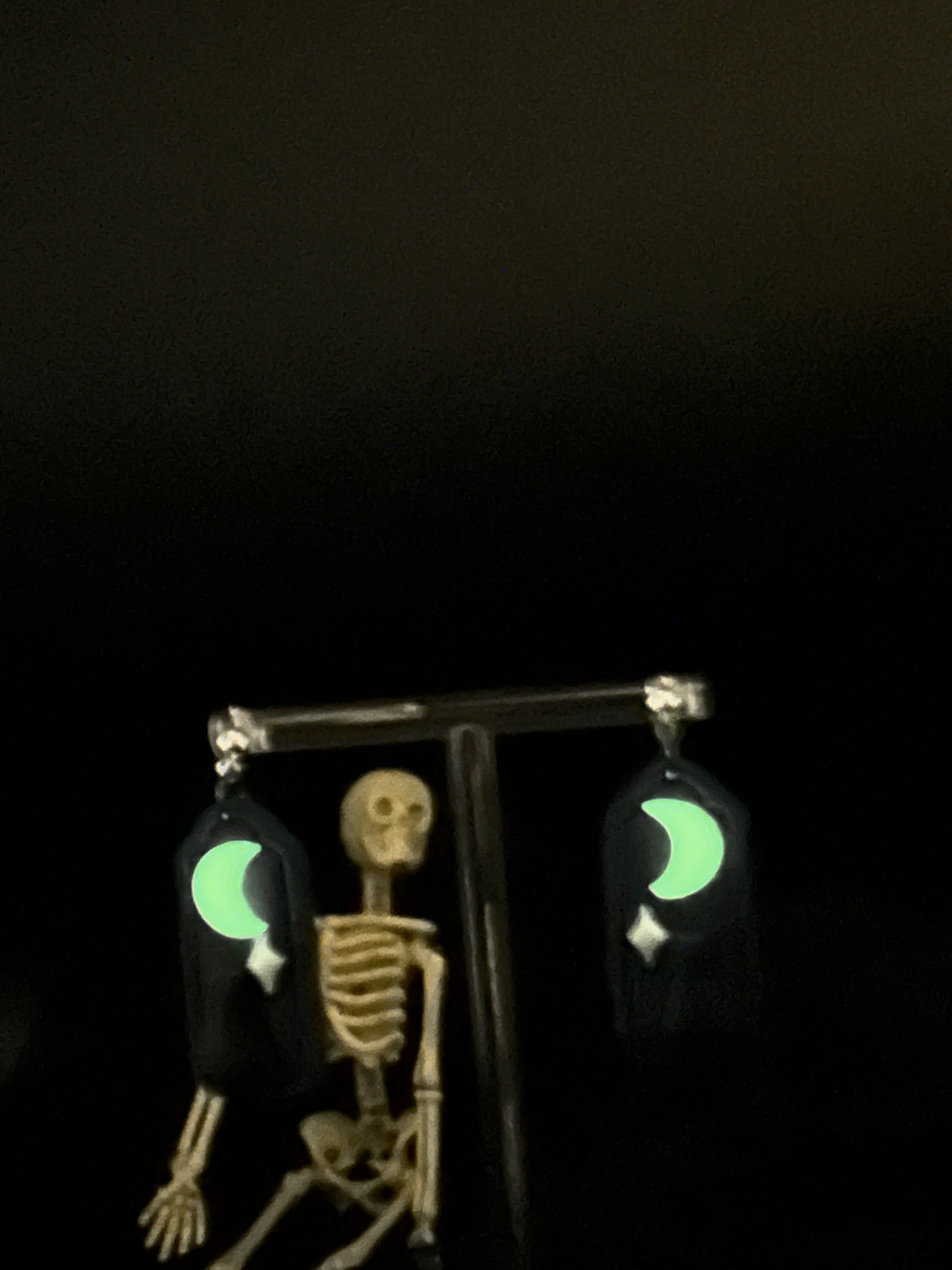 Kitty moon dangles
