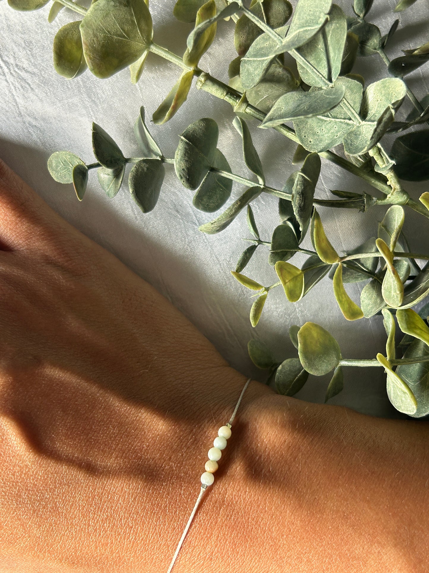 Gemstone delicate slider