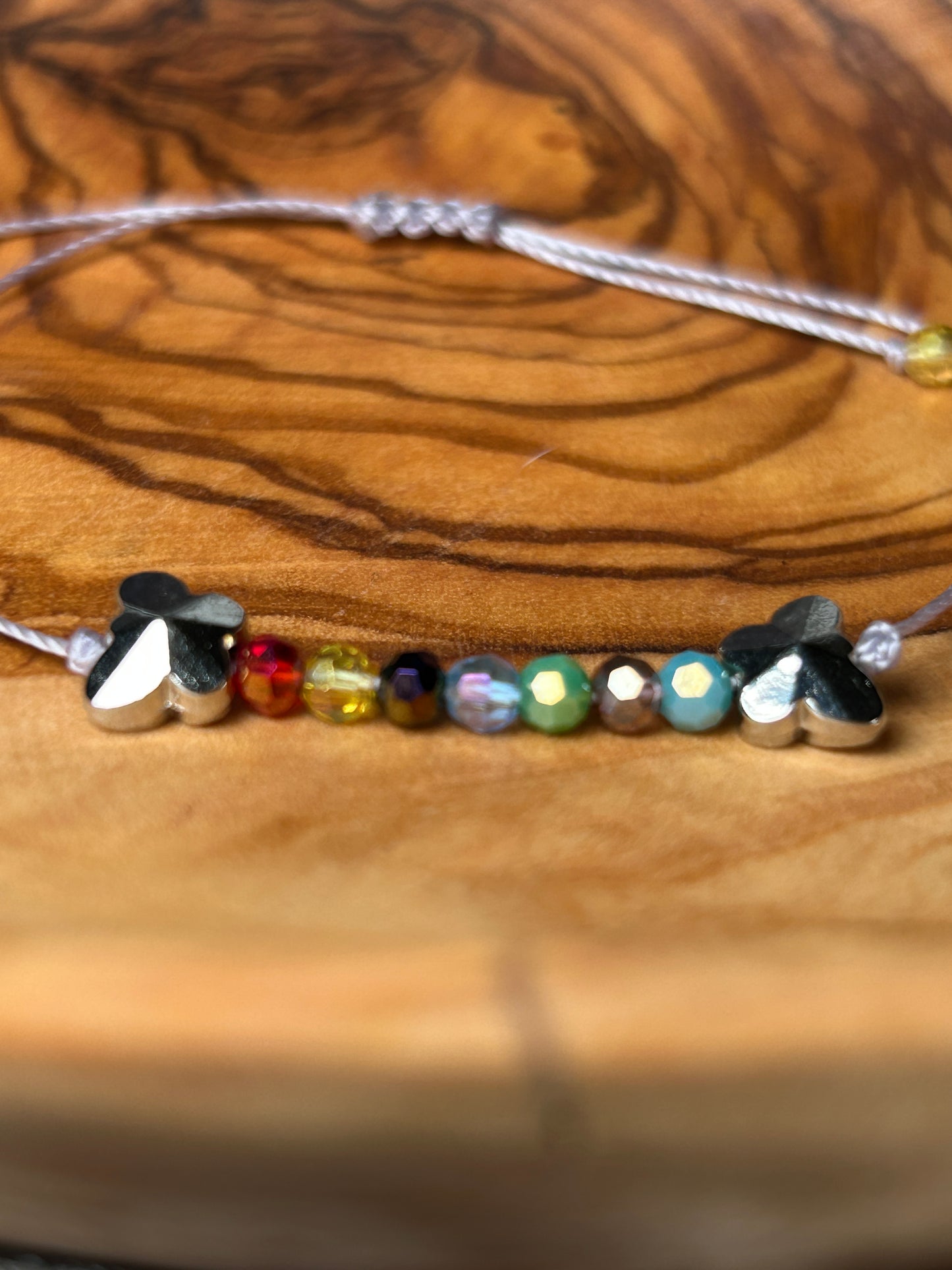 Gemstone delicate slider