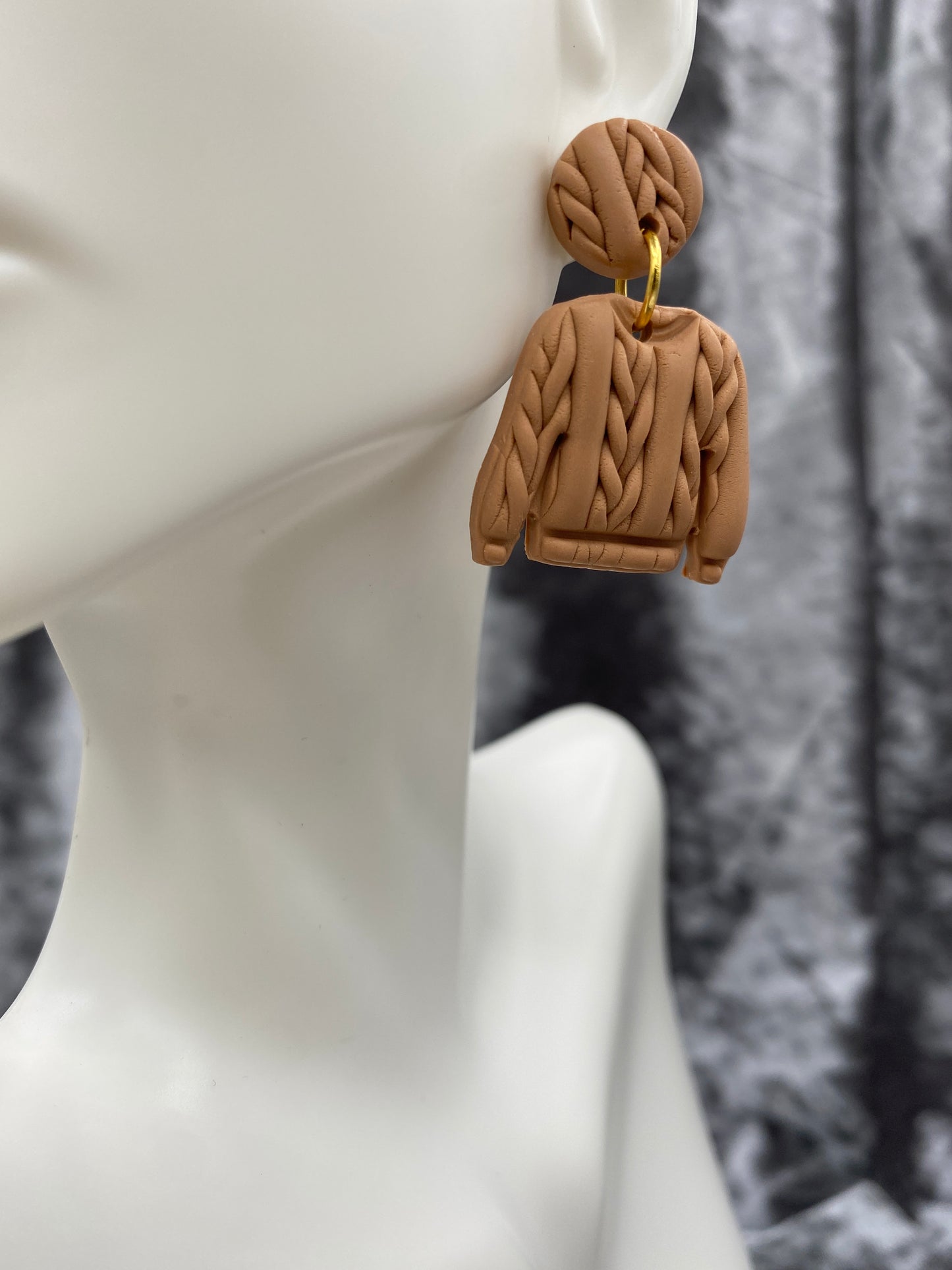 Sweater Weather Cable Knit Dangles