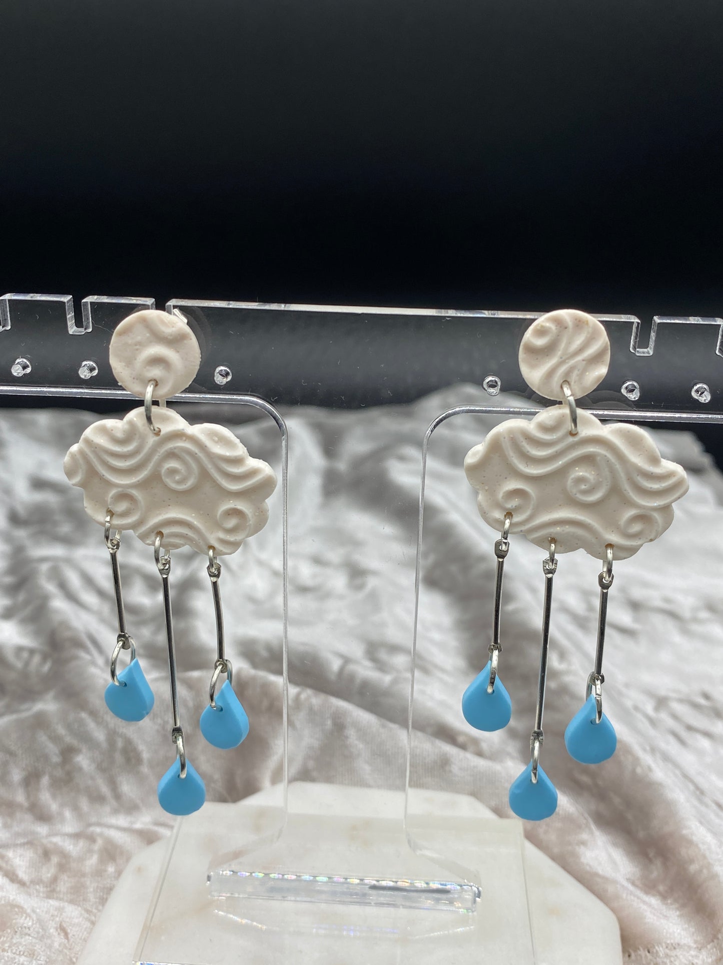 Rolling Rain Cloud Dangles