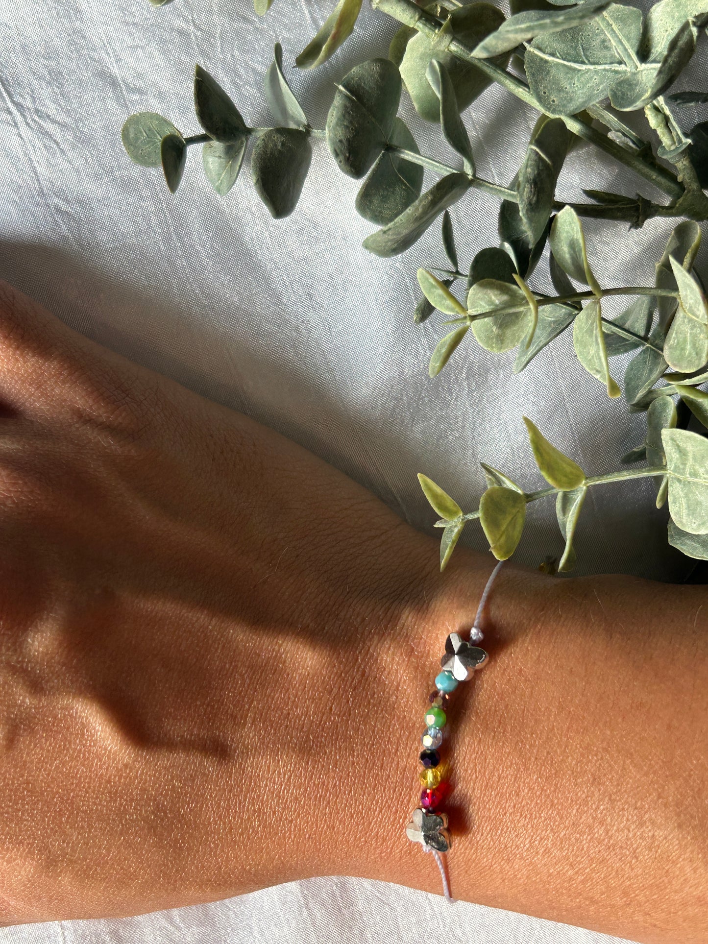 Gemstone delicate slider