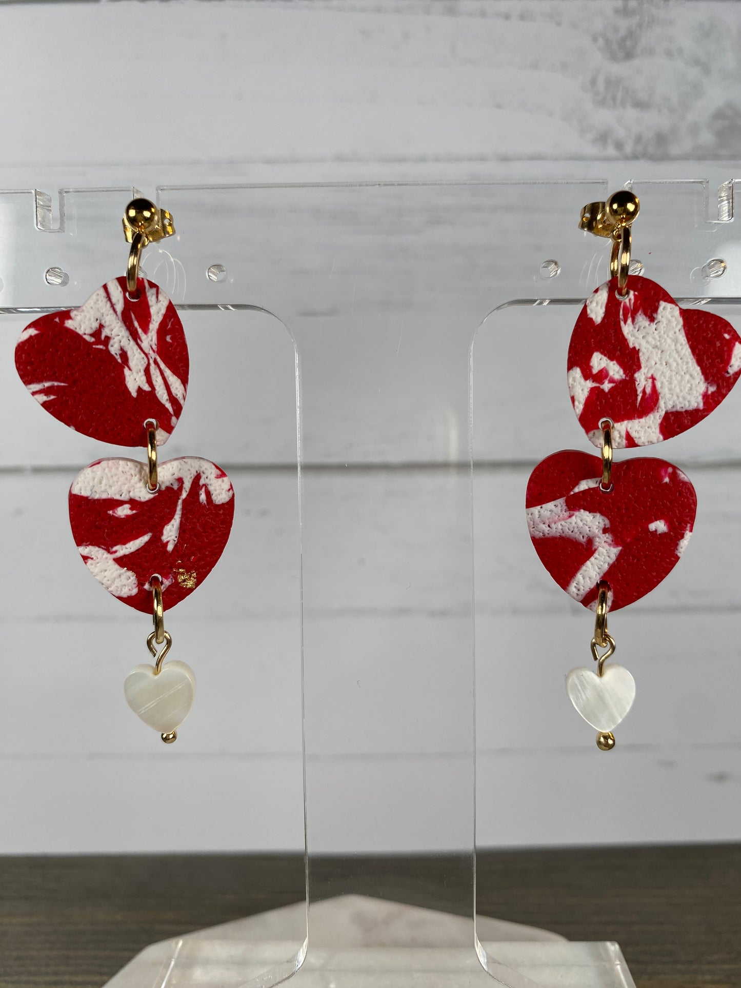 Triple heart dangles