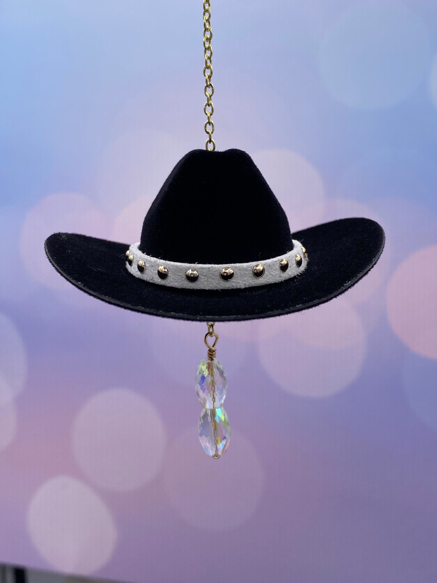 Cowgirl Rearview Charm