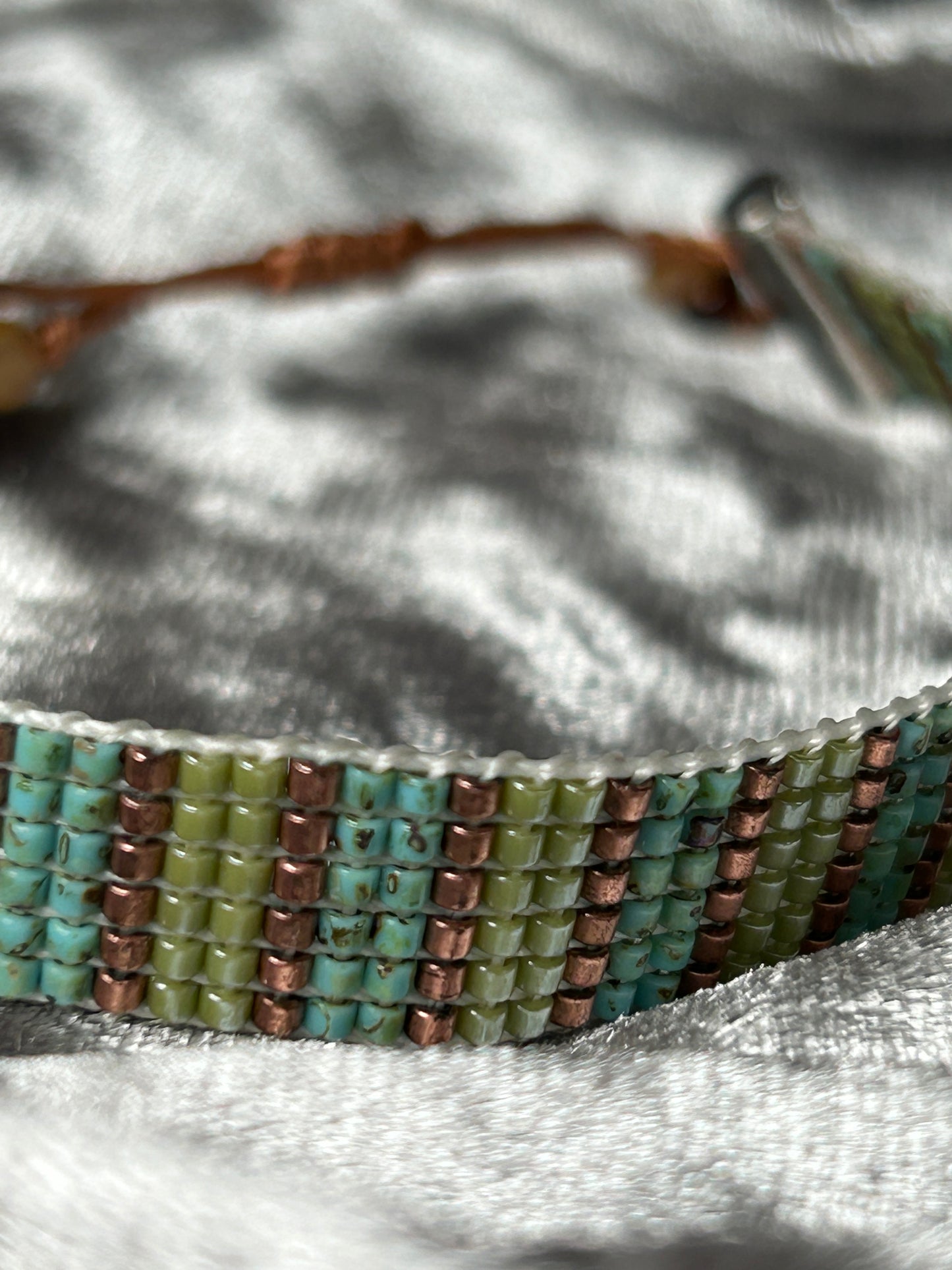 6 row beaded bracelet